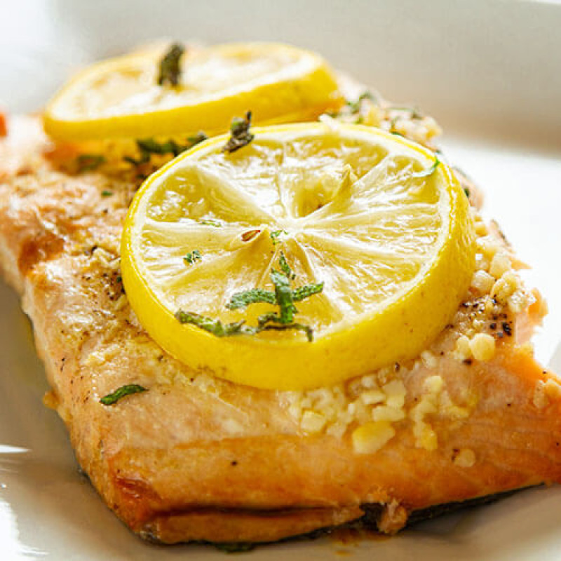 Classic Baked Salmon Plain