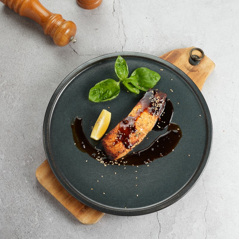 Baked Salmon In Teriyaki Sauce